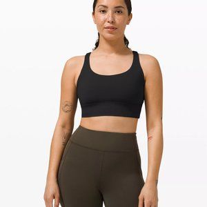 Lululemon Energy Longline Bra Medium Support, B–D Cups, Black